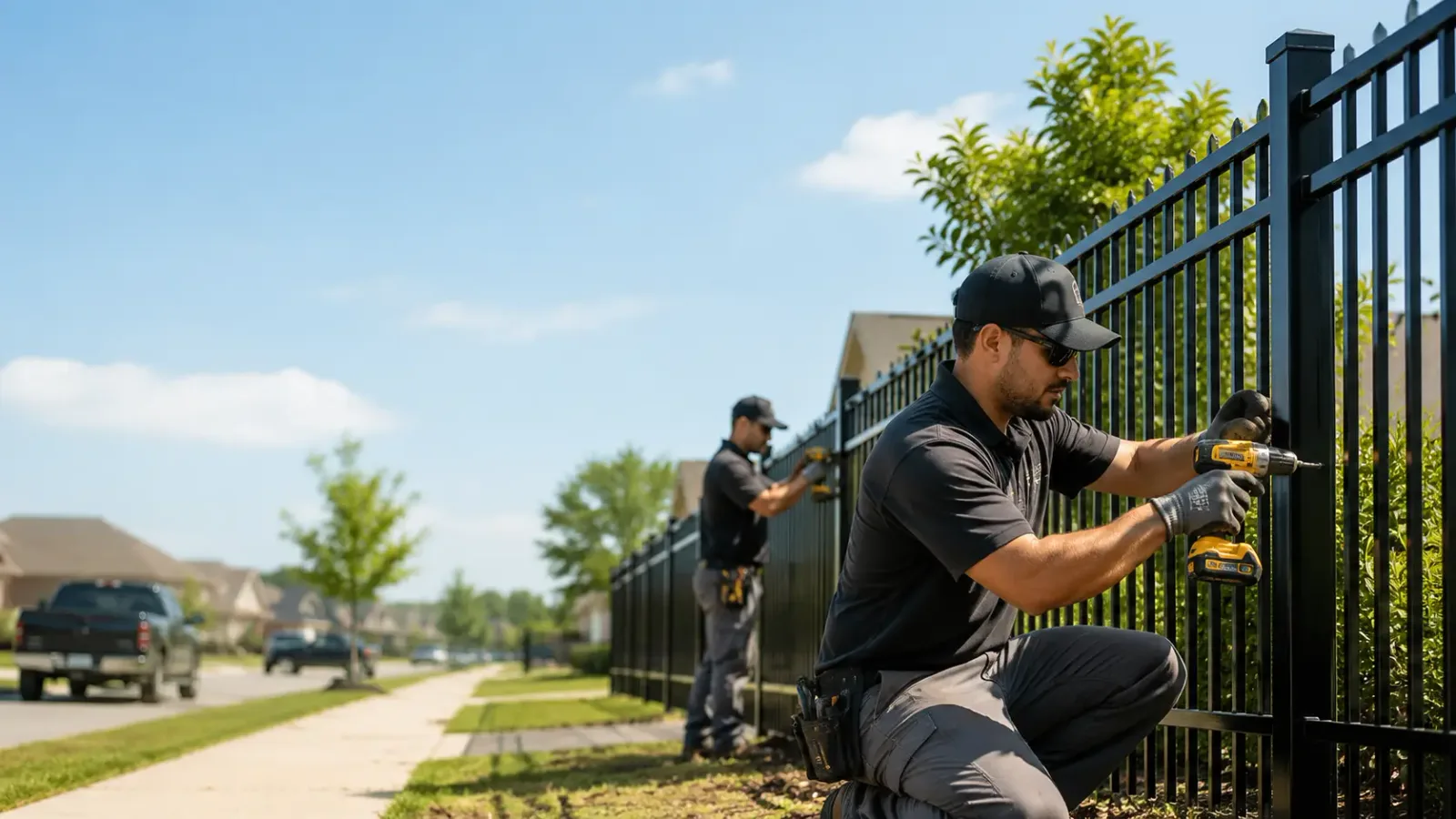 Metal Fence Installation in Van Buren, AR